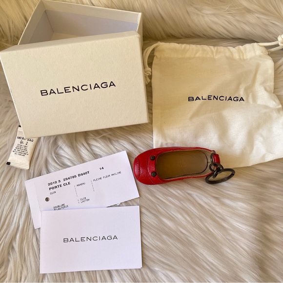 Balenciaga Handbag Charm/Keychain Red - Picture 3 of 11